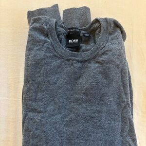 Never Worn Hugo Boss Wool Sweater Italian Yarn